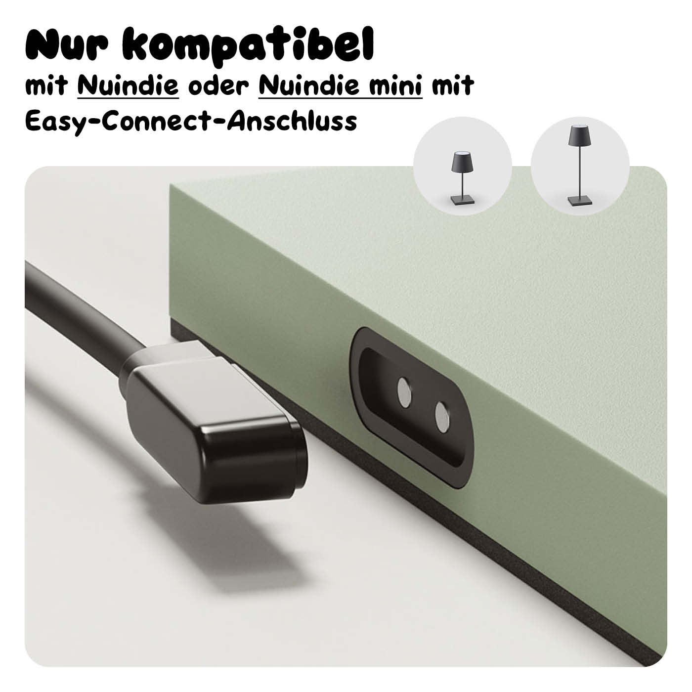 Kompatibilität der Sigor Nuindie Easy-Connect 6-fach Ladestation