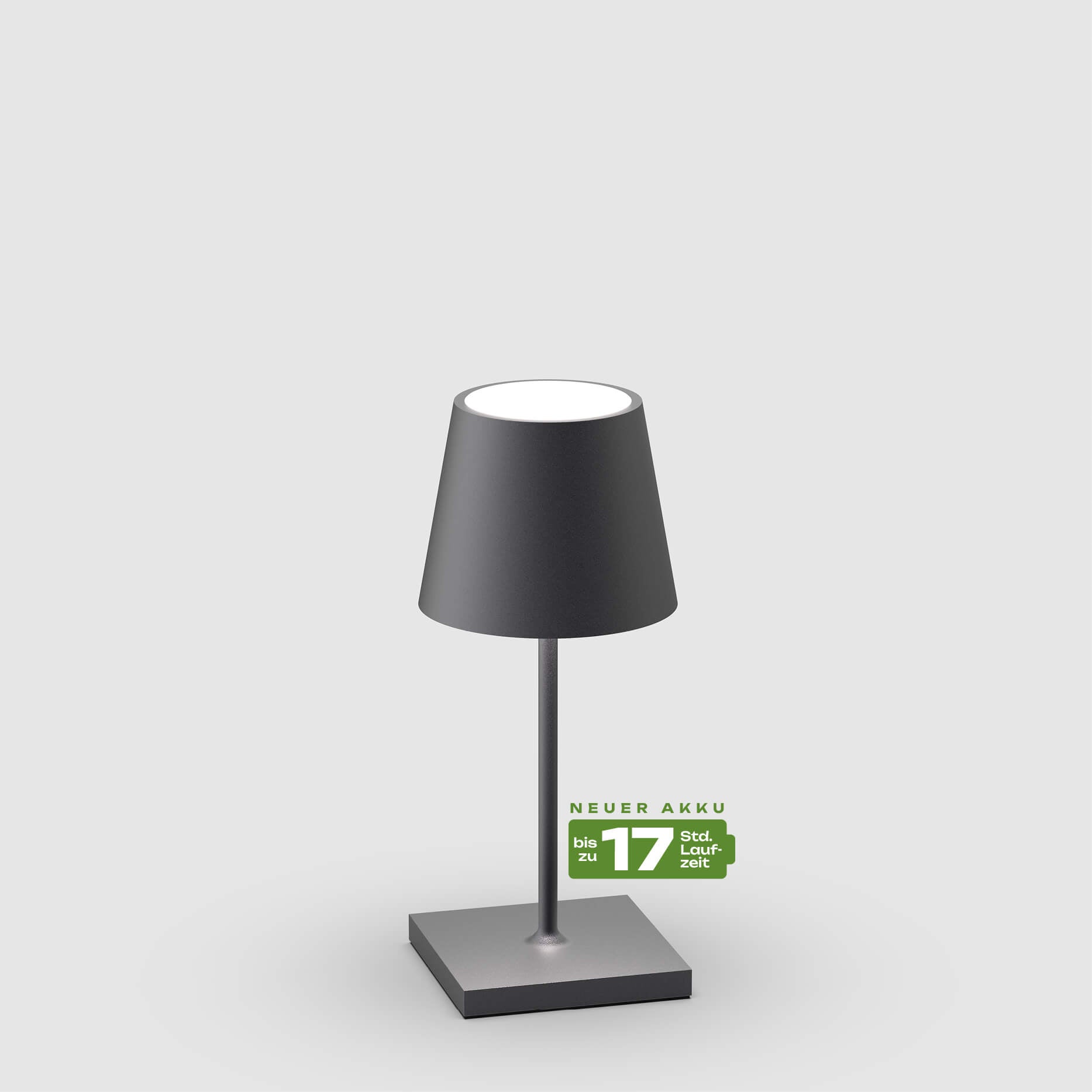 Sigor Nuindie 2.0 Mini Akku-Tischleuchte in #Farbe_Nachtschwarz