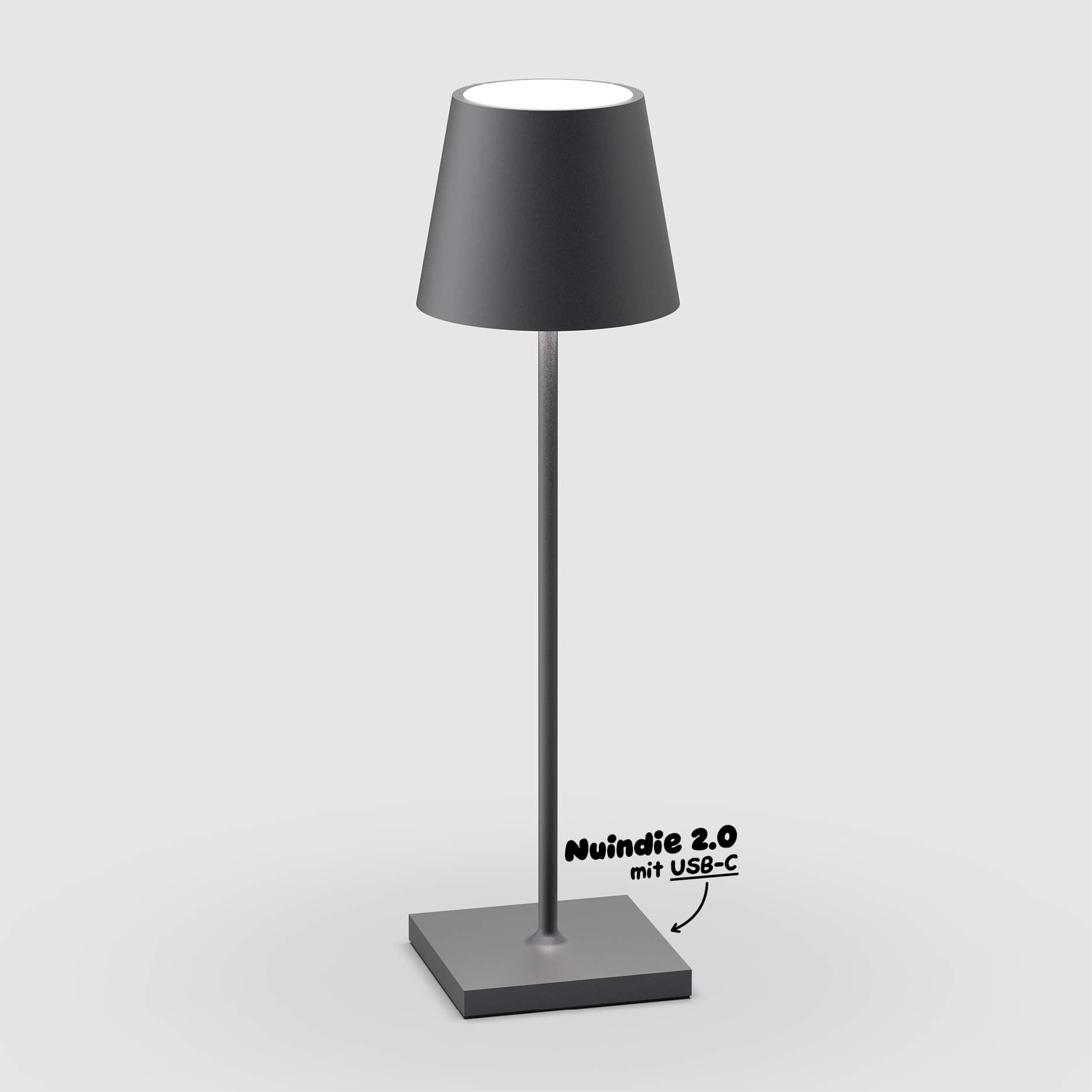 Sigor Nuindie 2.0 Akku-Tischleuchte in #Farbe_Nachtschwarz