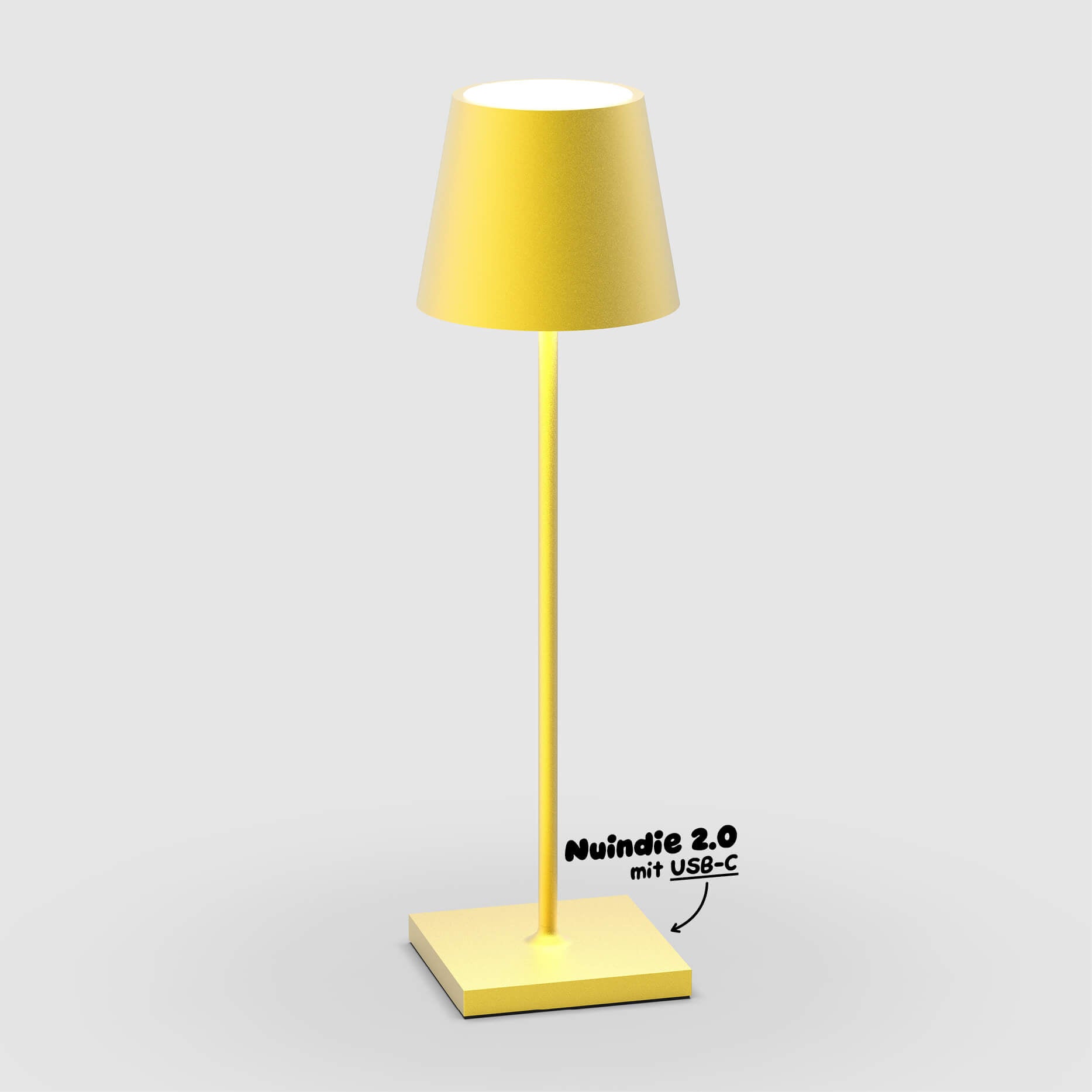 Sigor Nuindie 2.0 Akku-Tischleuchte in #Farbe_Sonnengelb