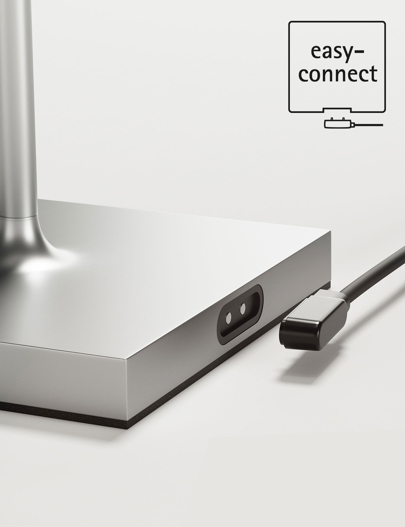 Sigor Nuindie Mini Akku-Tischleuchte, Silber - Nulife Programm