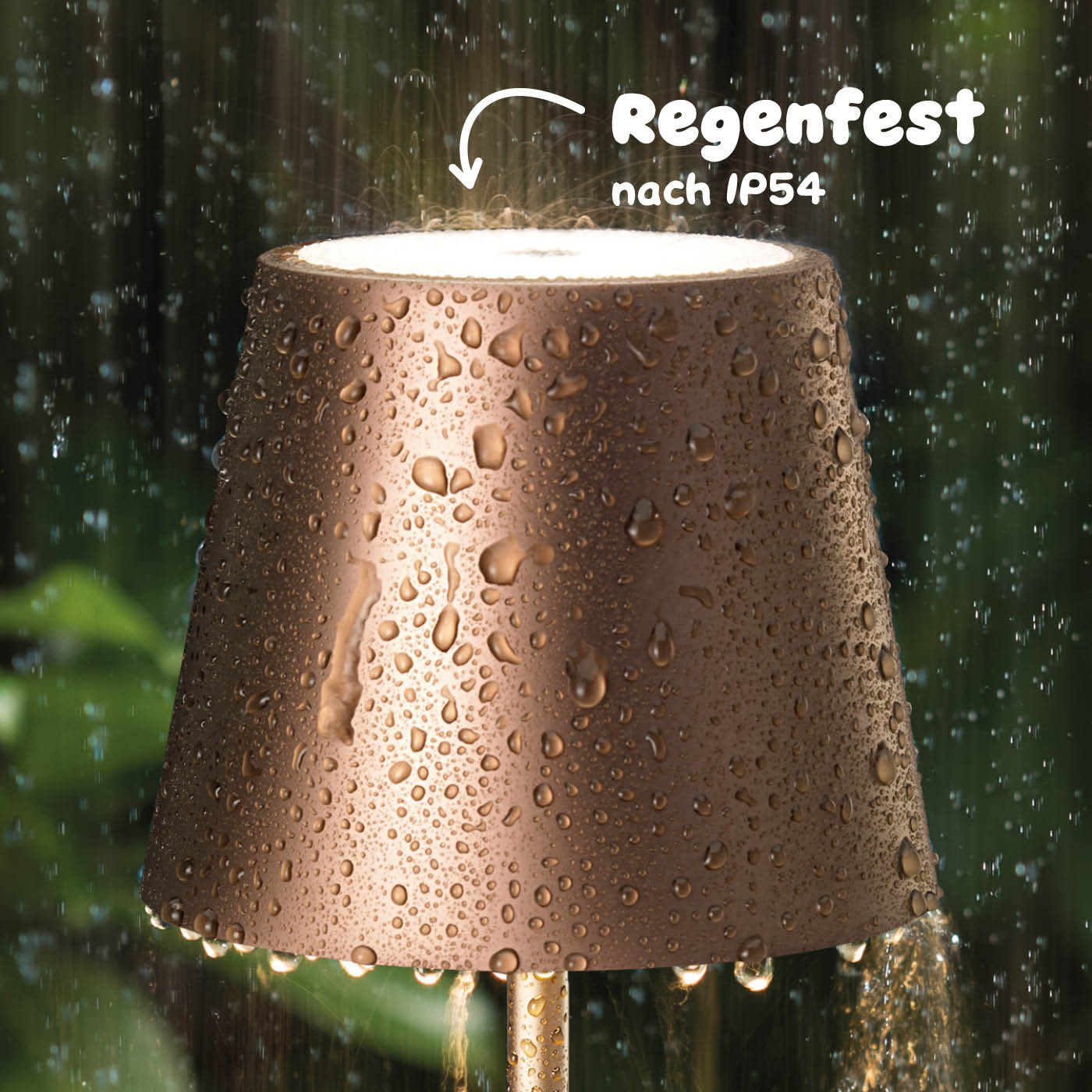 Sigor Nuindie Akku-Tischleuchte, eloxiert in #Farbe_Bronze