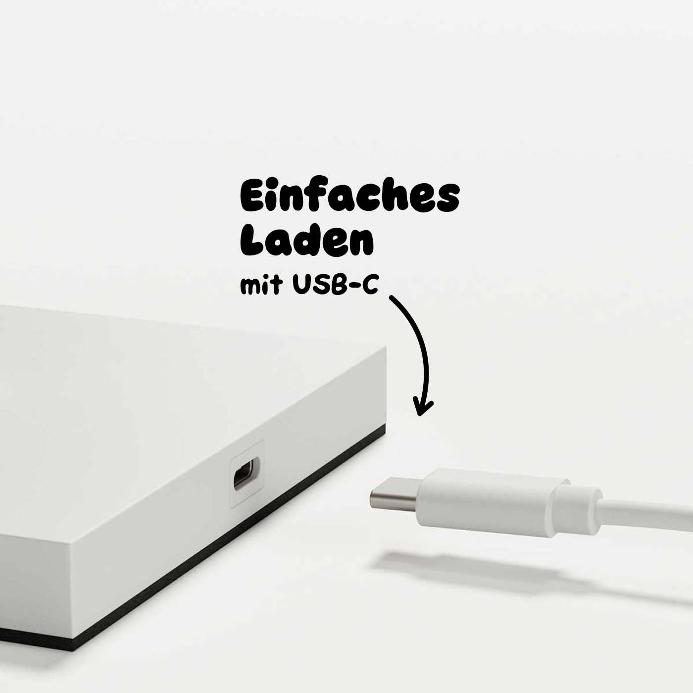 Einfach zu laden: Sigor Nuindie Akku-Tischleuchte, in #Farbe_Schneeweiss