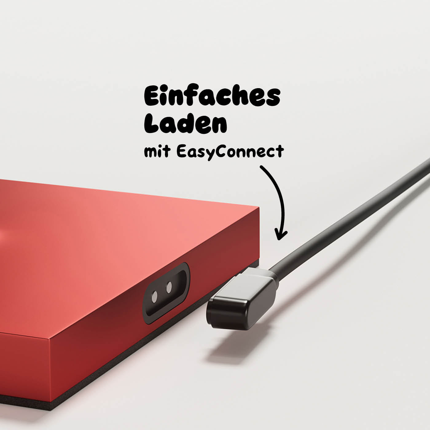 Einfach laden: Sigor Nuindie Akku-Tischleuchte, eloxiert in #Farbe_Kirschrot
