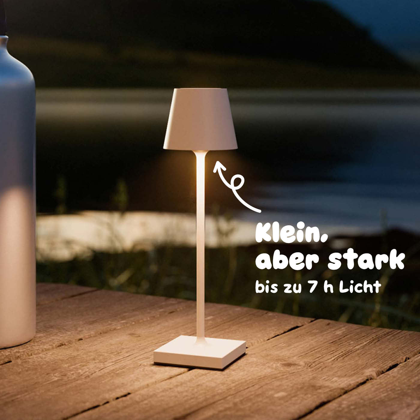 Starker Akku: Sigor Nuindie pocket Akku-Leuchte in #Farbe_Dünenbeige