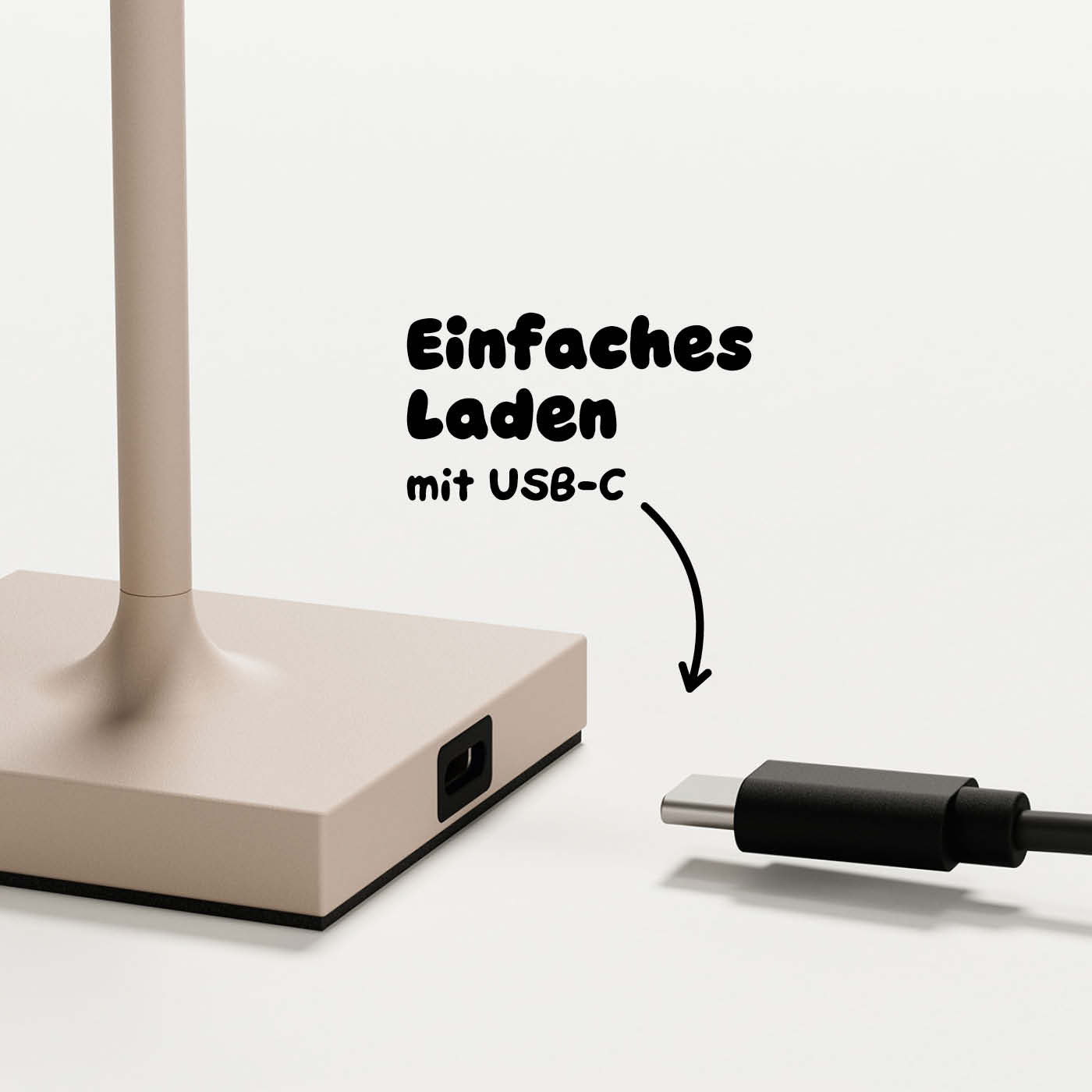 Einfach laden: Sigor Nuindie pocket Akku-Leuchte in #Farbe_Dünenbeige