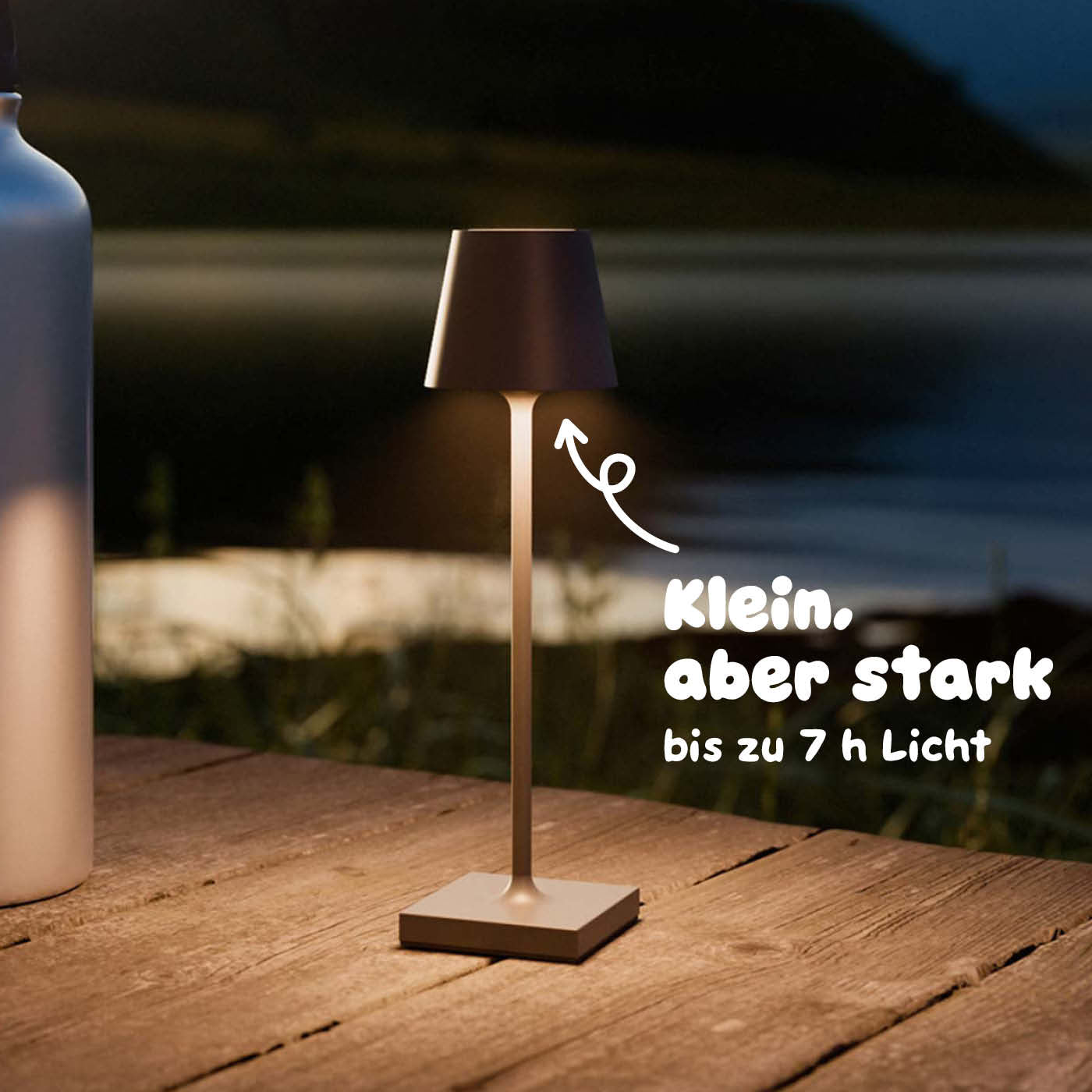 Starker Akku: Sigor Nuindie pocket Akku-Leuchte #Farbe_Graphitgrau