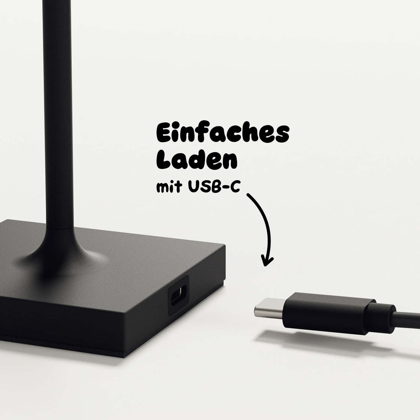 Einfaches Laden: Sigor Nuindie pocket Akku-Leuchte in #Farbe_Nachtschwarz