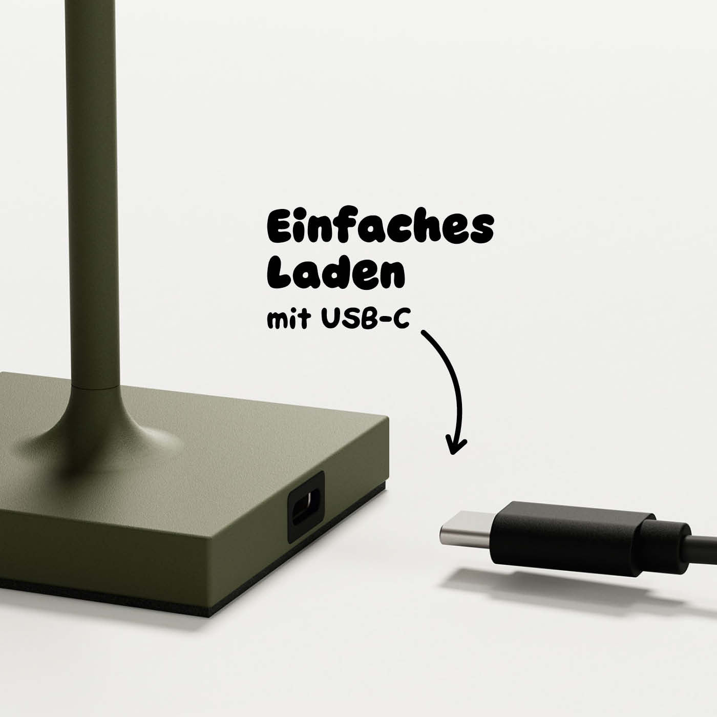 Einfaches Laden: Sigor Nuindie pocket Akku-Leuchte in #Farbe_Tannengrün