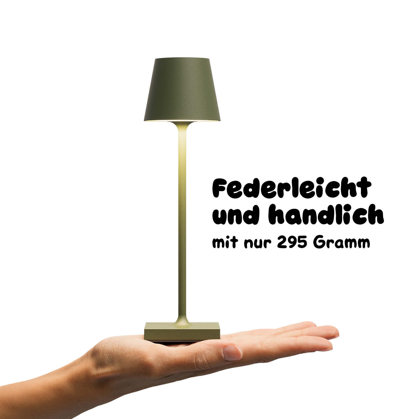 Federleicht: Sigor Nuindie pocket Akku-Leuchte in #Farbe_Tannengrün