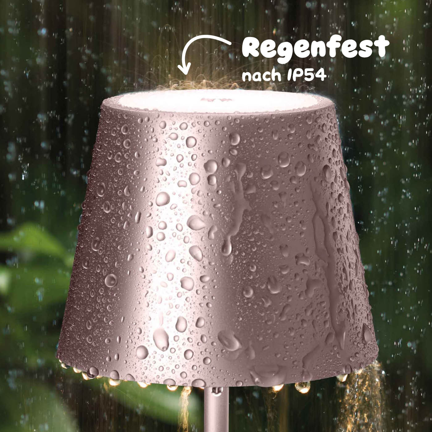 Sigor Nuindie Akku-Tischleuchte, eloxiert in #Farbe_Roségold