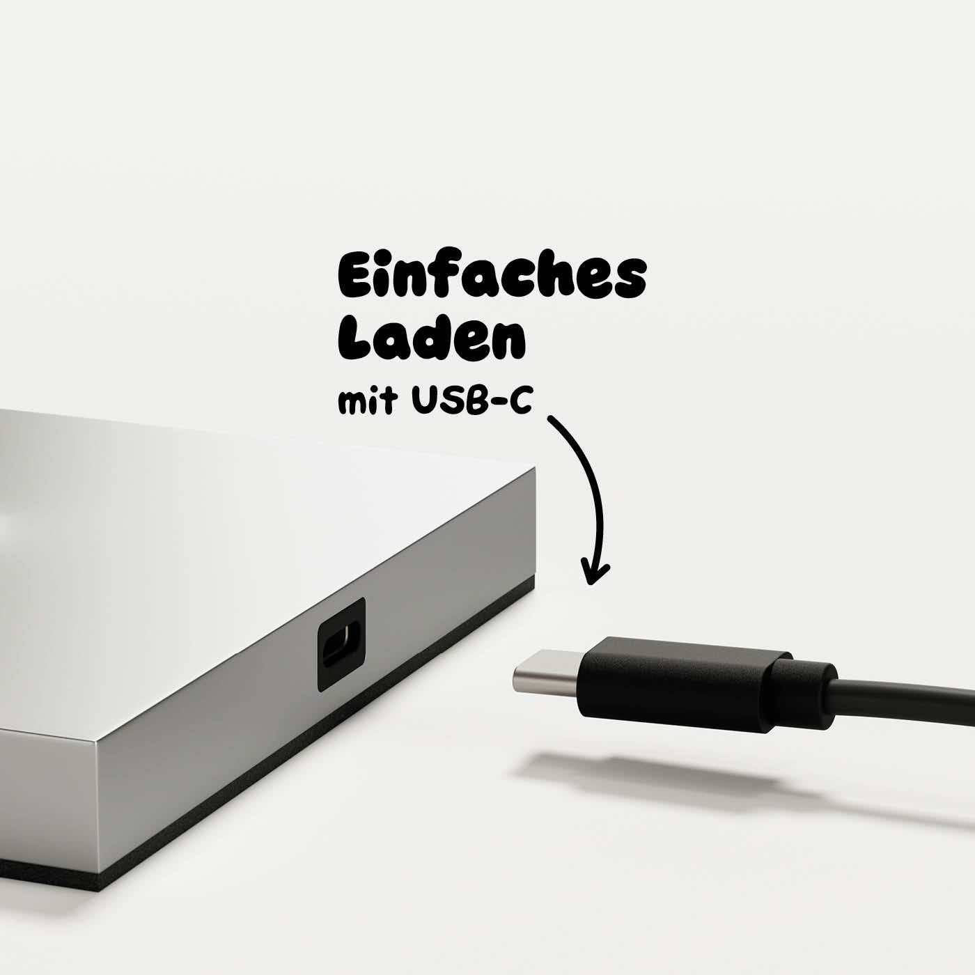 Sigor Nuindie 2.0 Mini Akku-Tischleuchte, metallic