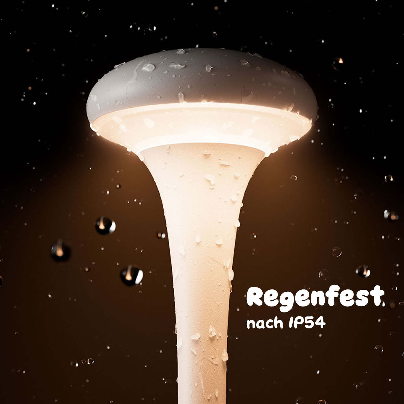Reganfest: Sigor Nudrop Akku-Tischleuchte