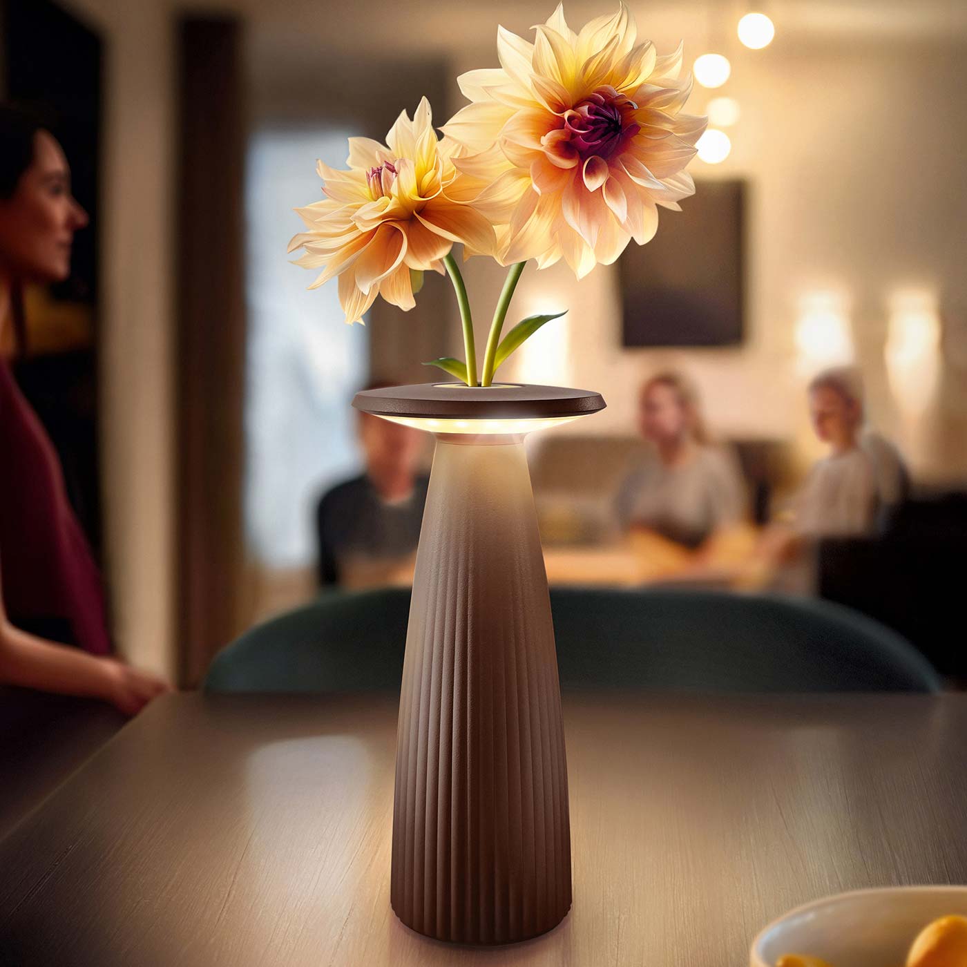 Sigor Nuflair als Vase in #Farbe_Rostbraun