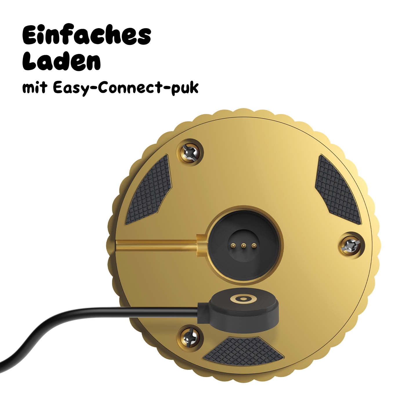 Einfach zu laden: Sigor Nuflair Akku-Tischleuchte #Farbe_Gold