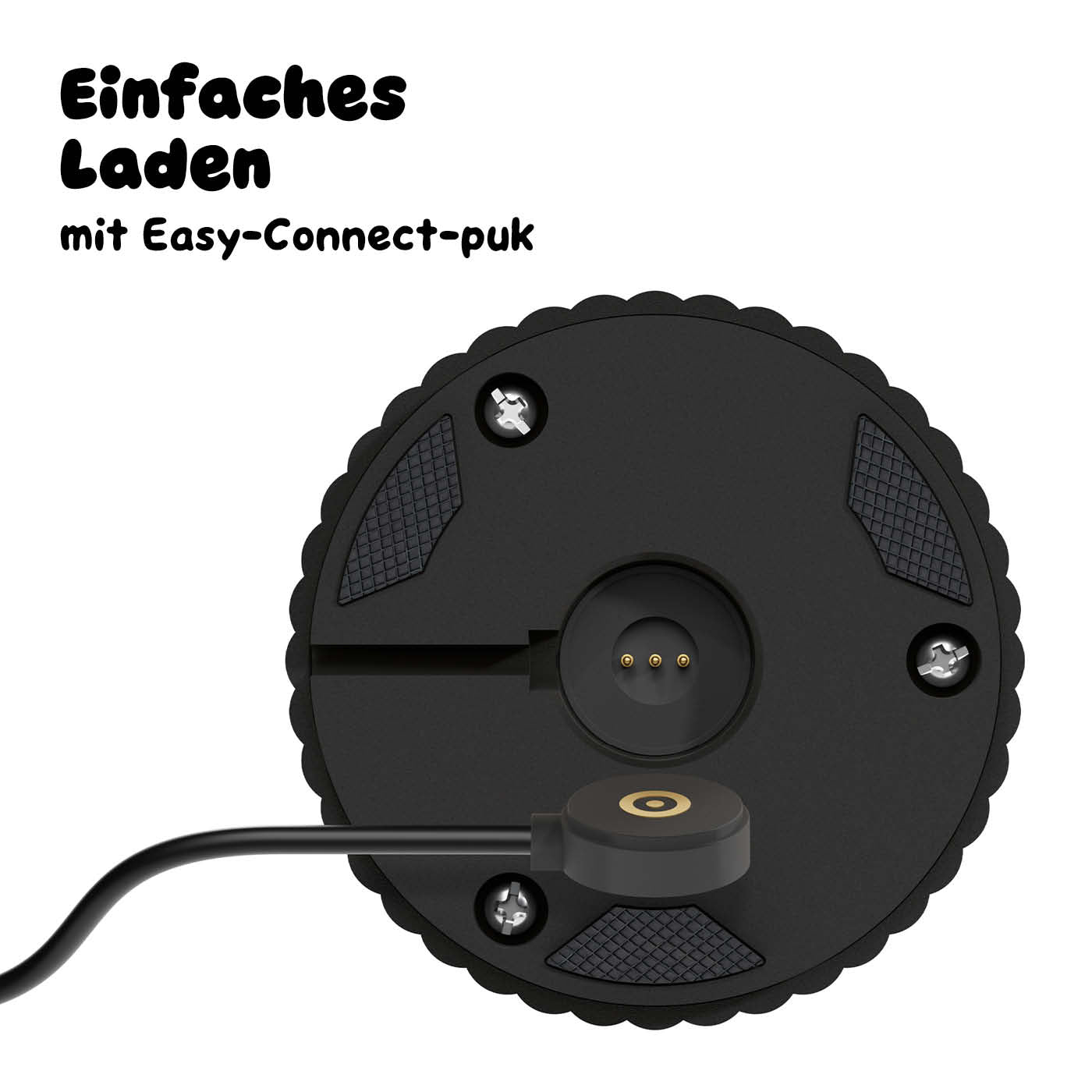 Einfach zu laden: Sigor Nuflair Akku-Tischleuchte in #Farbe_Nachtschwarz