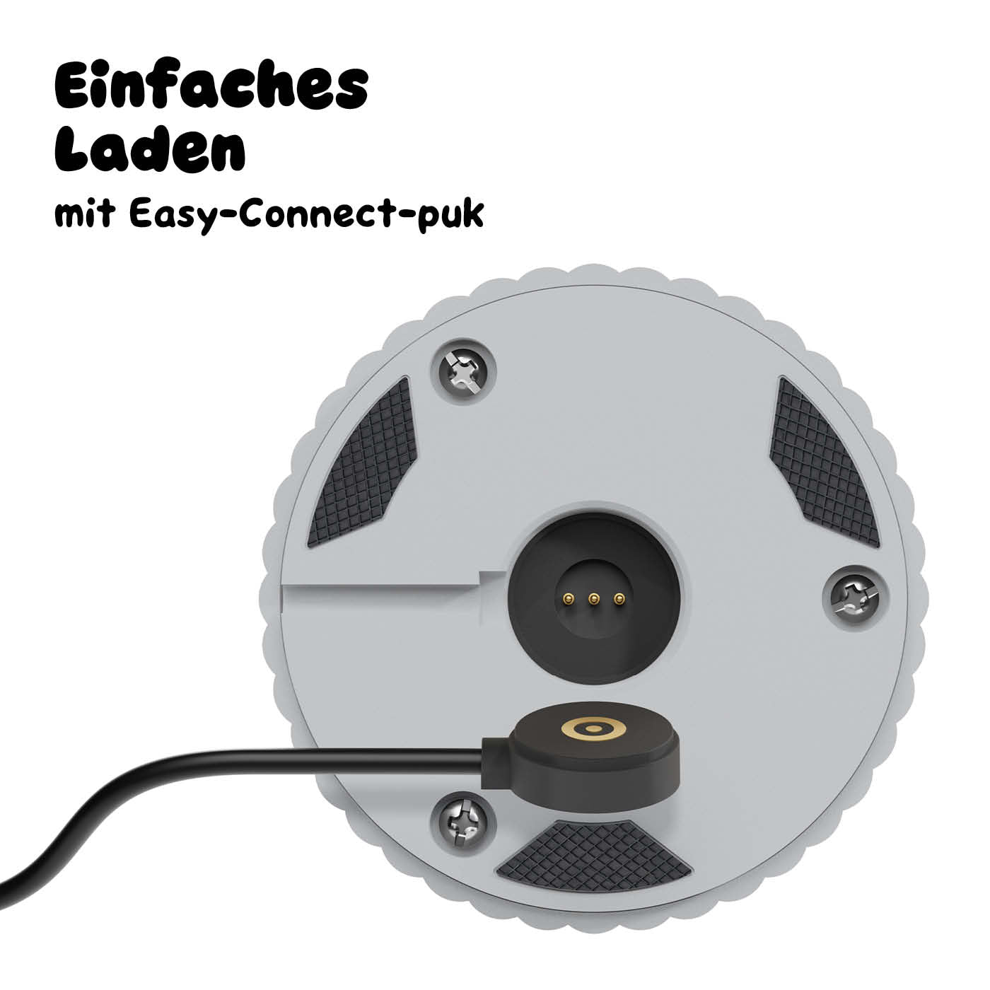 Einfach zu laden: Sigor Nuflair Akku-Tischleuchte in #Farbe_Nebelgrau