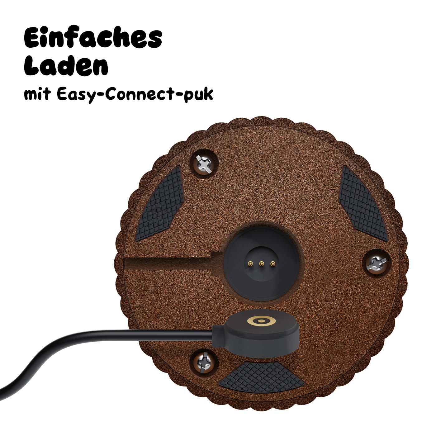 Einfach zu laden: Sigor Nuflair Akku-Tischleuchte in #Farbe_Rostbraun