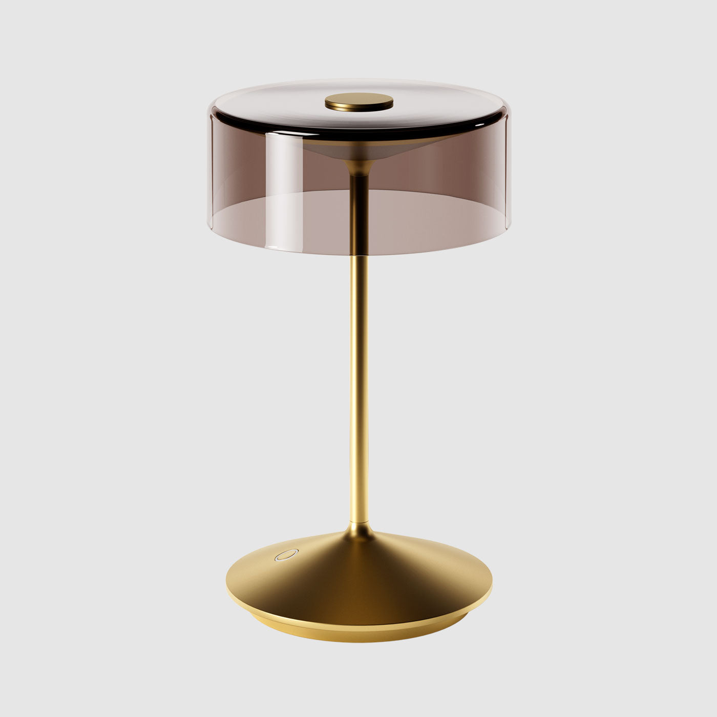 Sigor Numotion Akku-Tischleuchte mit Glasschirm in #Farbe_Gold