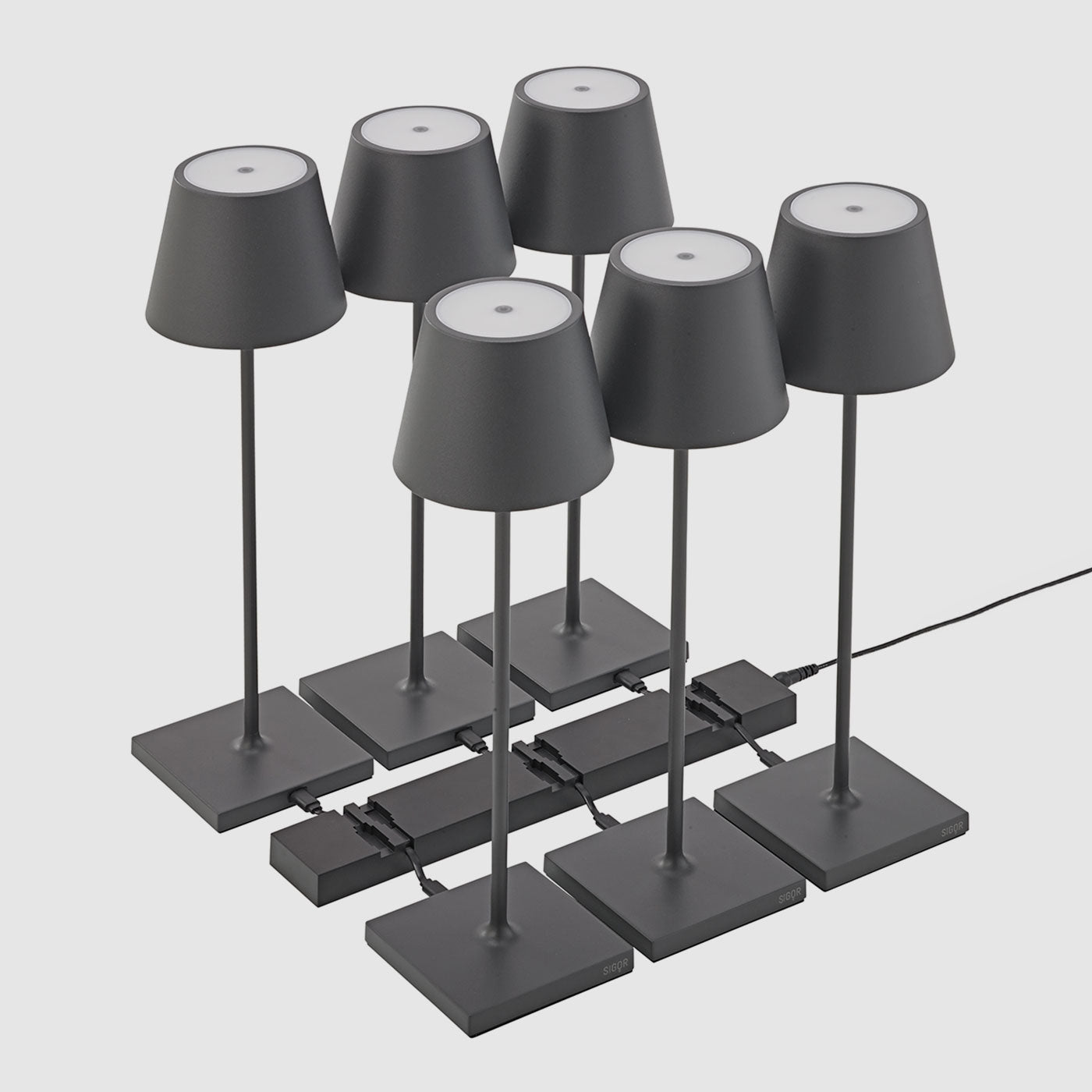 Ideal für die Gastronomie: Sigor Nuindie USB-C 6-fach Ladestation