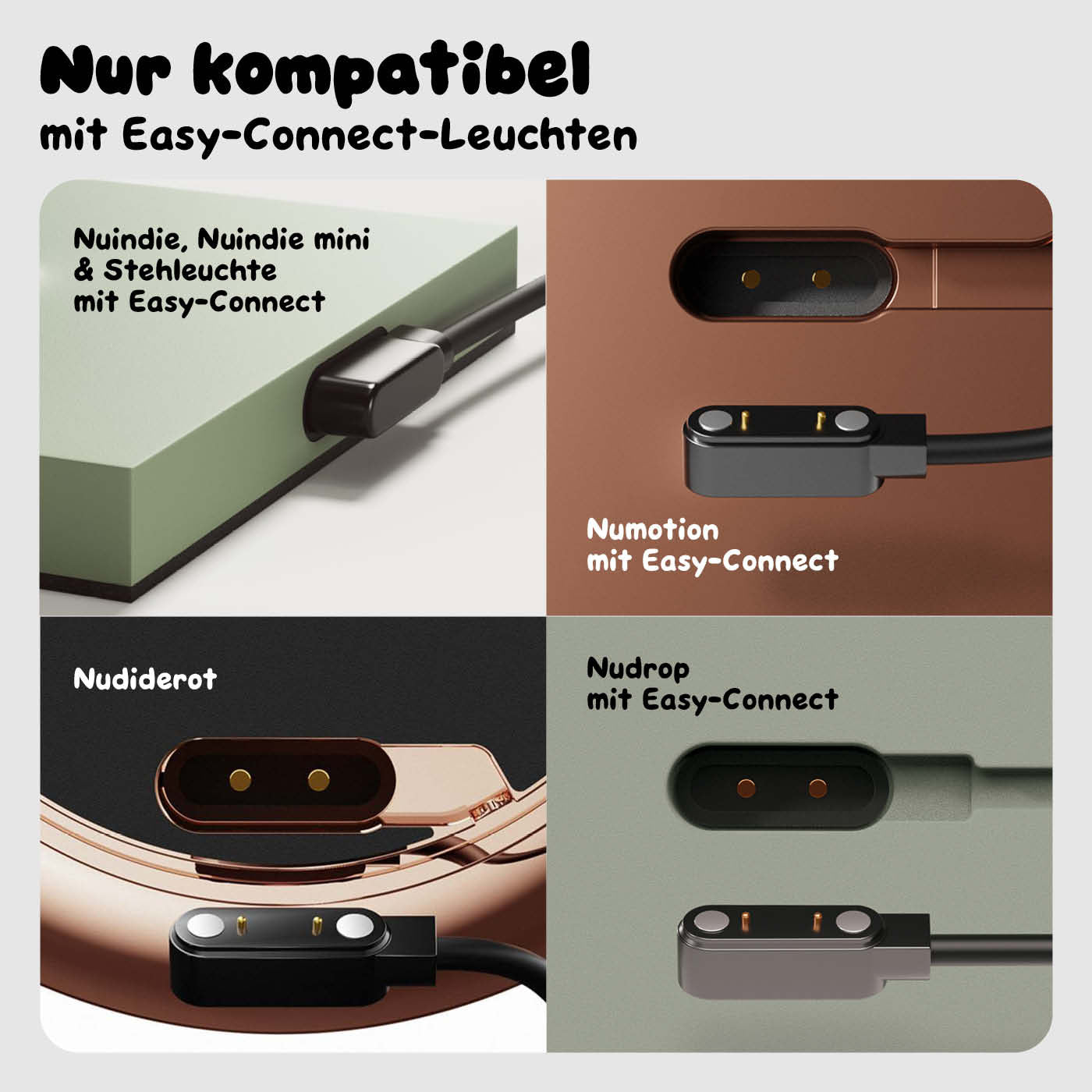Liste aller mit Easy-Connect kompatiblen Leuchten