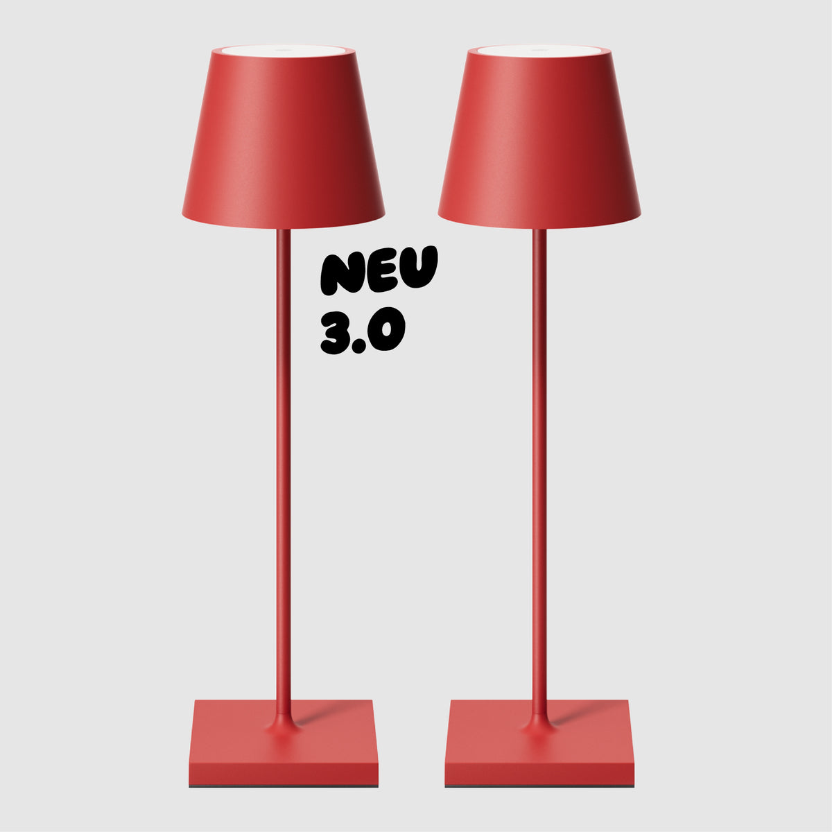 Sigor Nuindie 3.0 Akku-Tischleuchte in Sparset #Farbe_Feuerrot