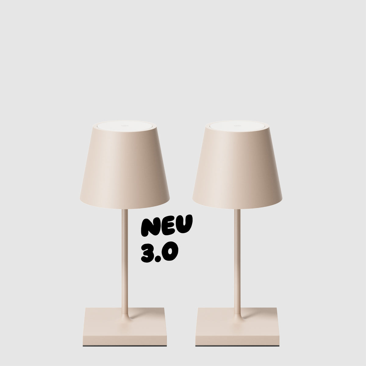 Sigor Nuindie 3.0 Mini Akku-Tischleuchte im Sparset #Farbe_Dünenbeige