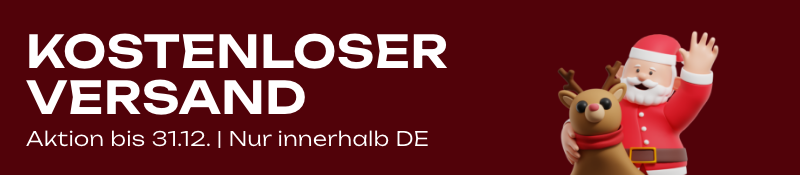 Kostenloser Versand für alle Akku-Leuchten bis zum 31.12. im Nuindie.shop