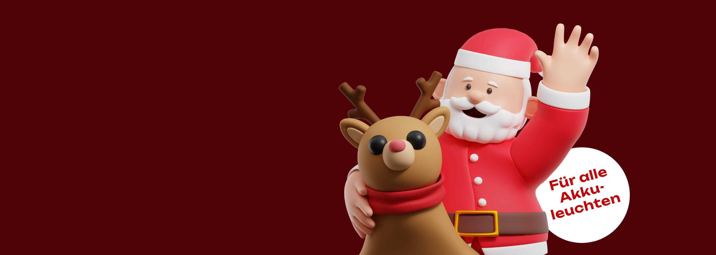 Kostenloser Versand zum Nikolaus auf alle Akku-Leuchten