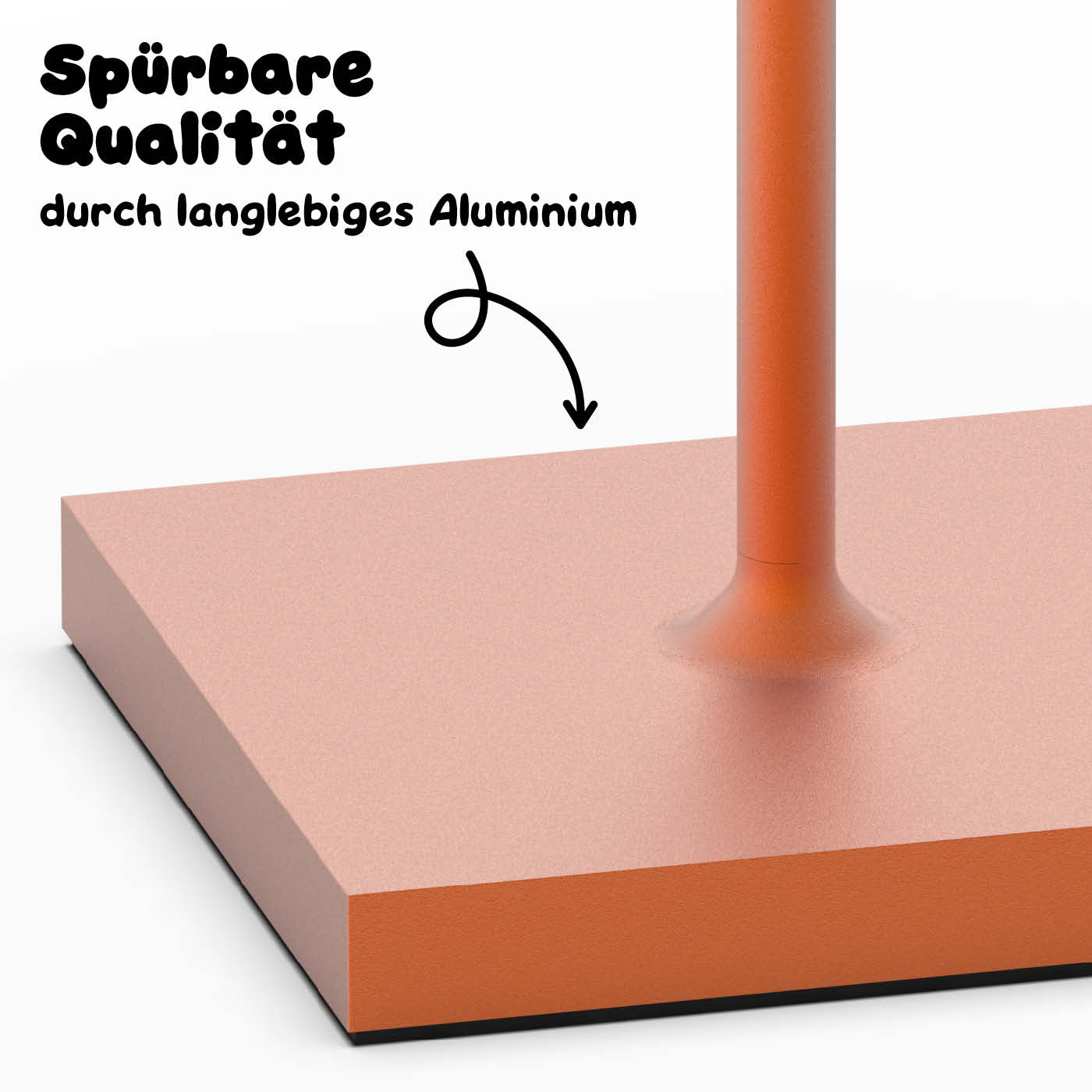 Sigor Nuindie Akku-Tischleuchte in #Farbe_Glutorange