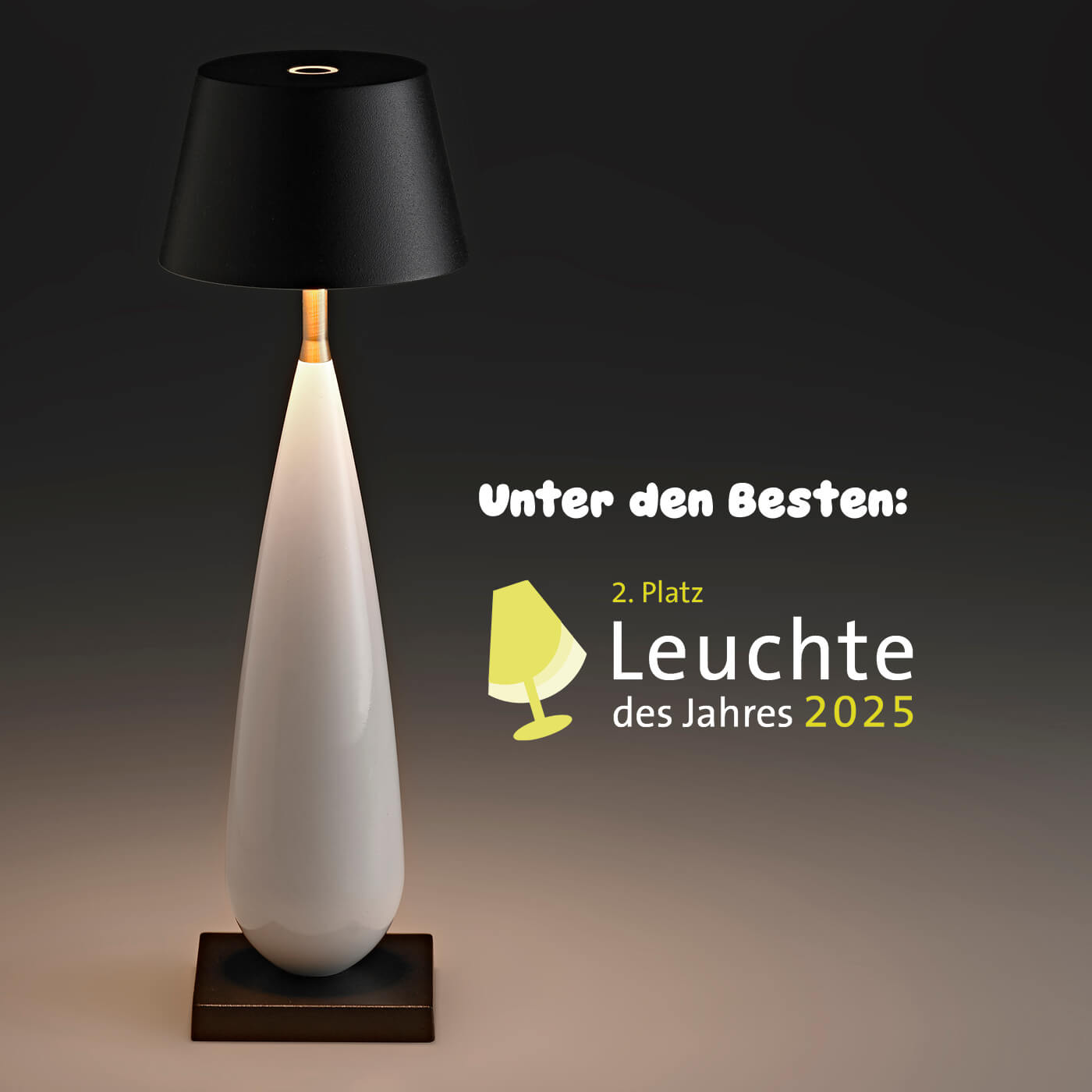 Sigor Thala Akku-Tischleuchte - 2. Platz bei der Wahl zur Leuchte des Jahres 2025
