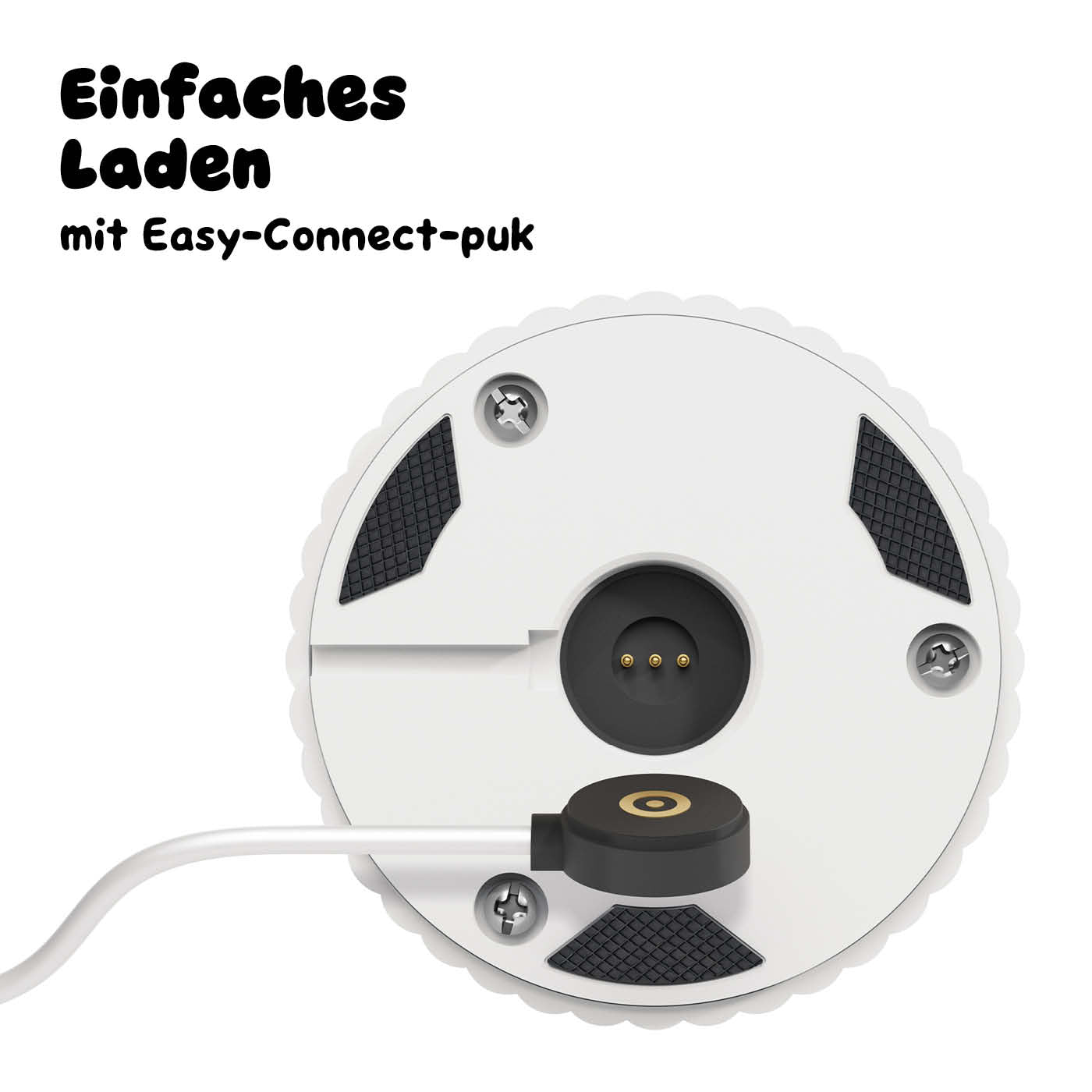 Einfach zu laden: Sigor Nuflair Akku-Tischleuchte in #Farbe_Schneeweiss