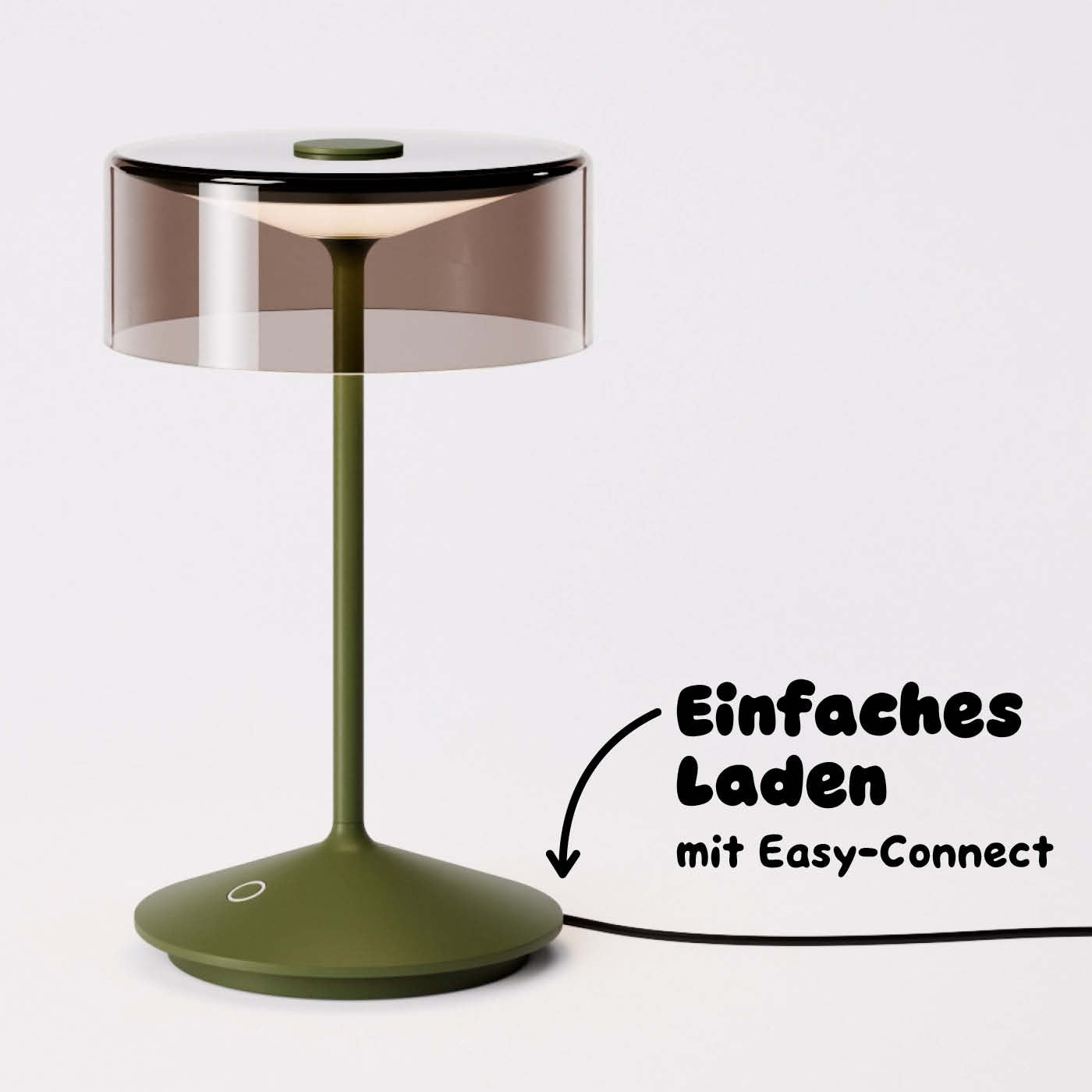 Einfaches Laden mit Easy-Connect an der Unterseite