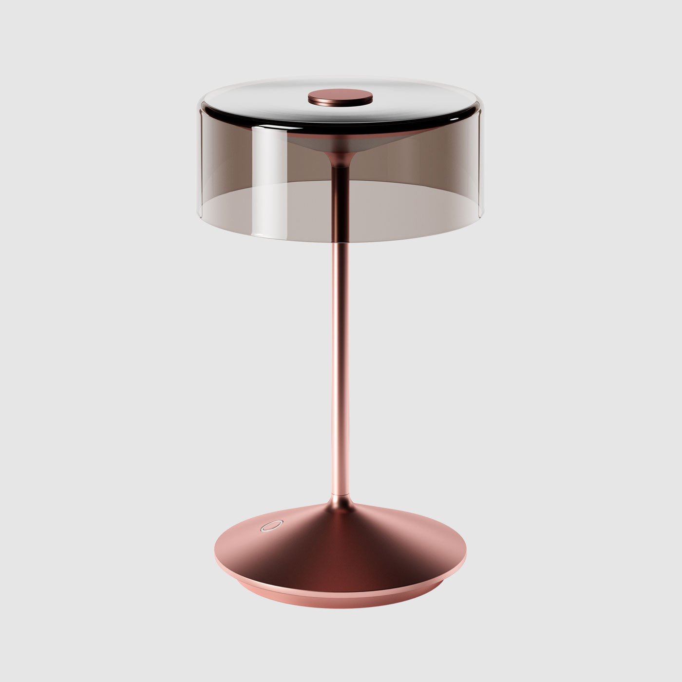 Sigor Numotion Akku-Tischleuchte mit Glasschirm in #Farbe_Roségold