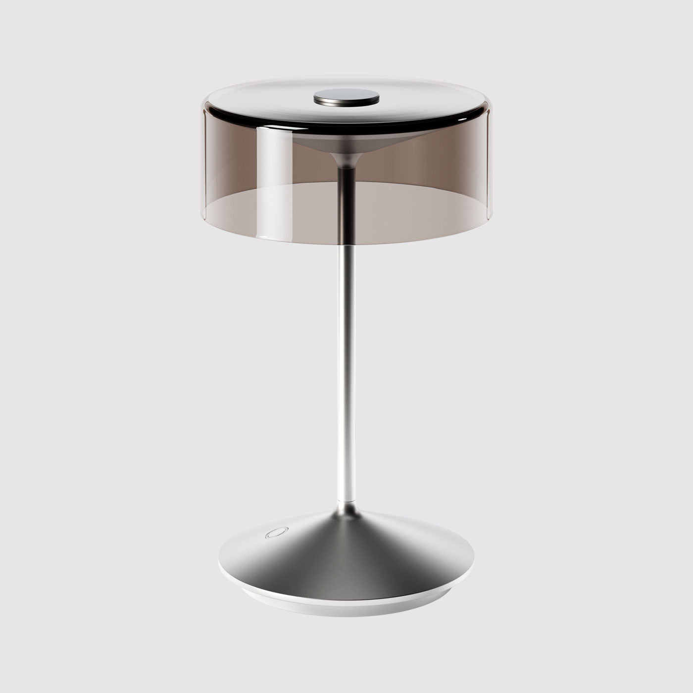 Sigor Numotion Akku-Tischleuchte mit Glasschirm in #Farbe_Silber