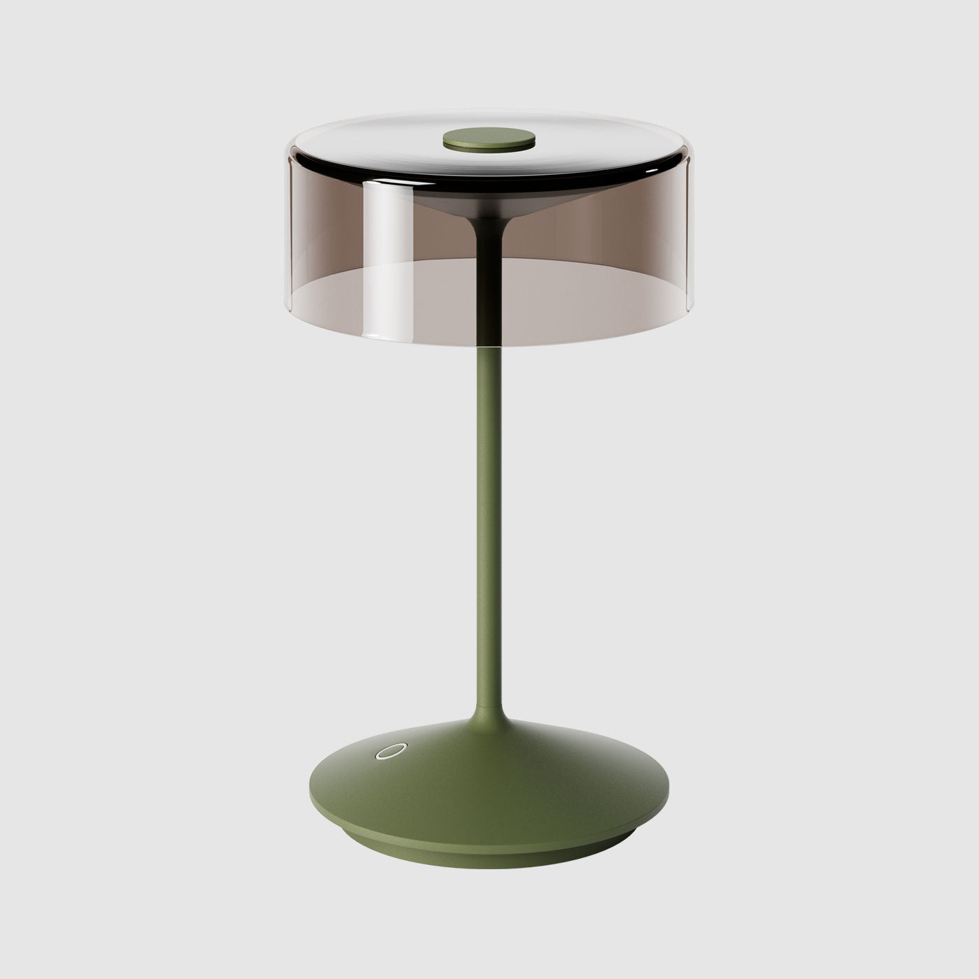 Sigor Numotion Akku-Tischleuchte mit Glasschirm in #Farbe_Tannengrün