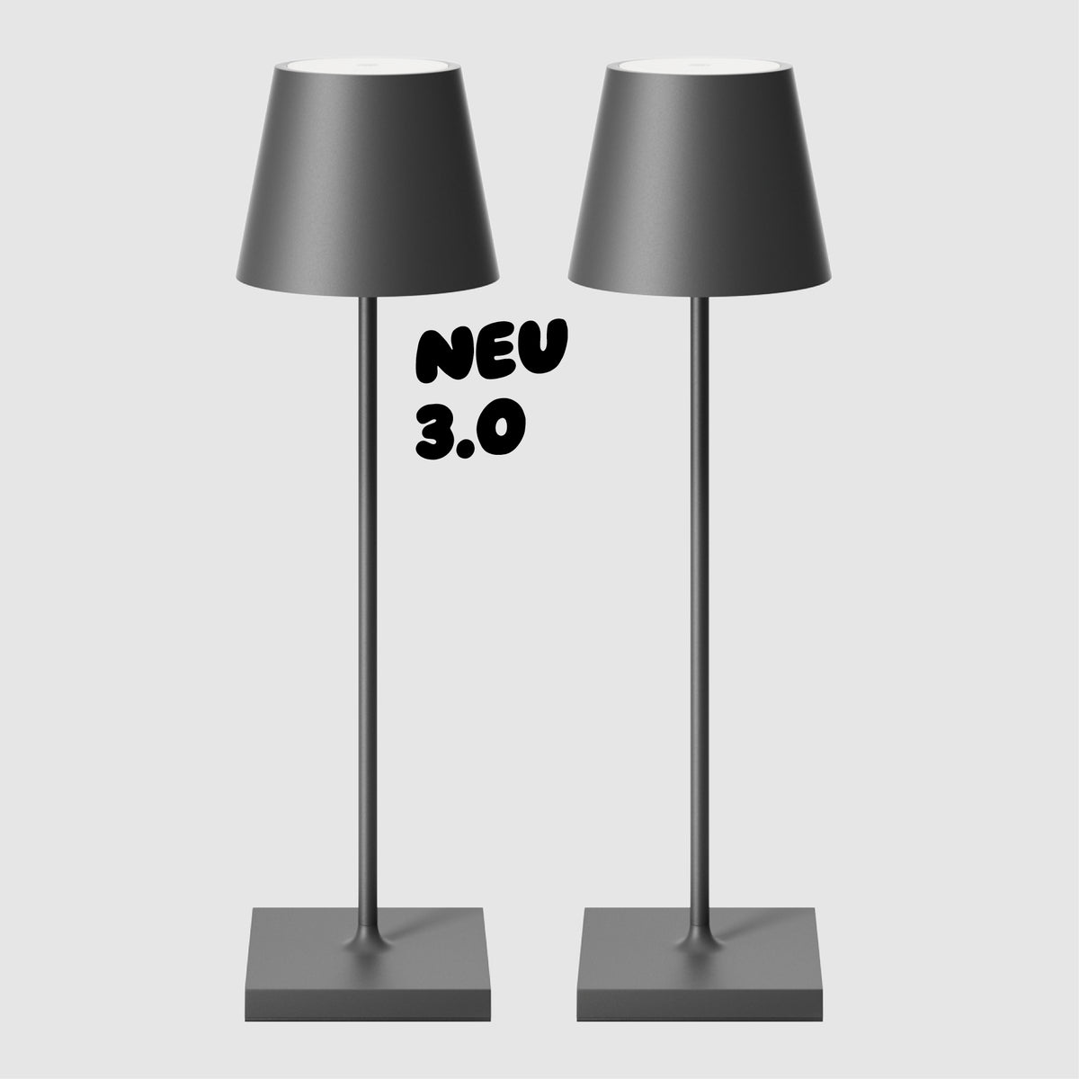 Sigor Nuindie 3.0 Akku-Tischleuchte im Sparset #Farbe_Graphitgrau