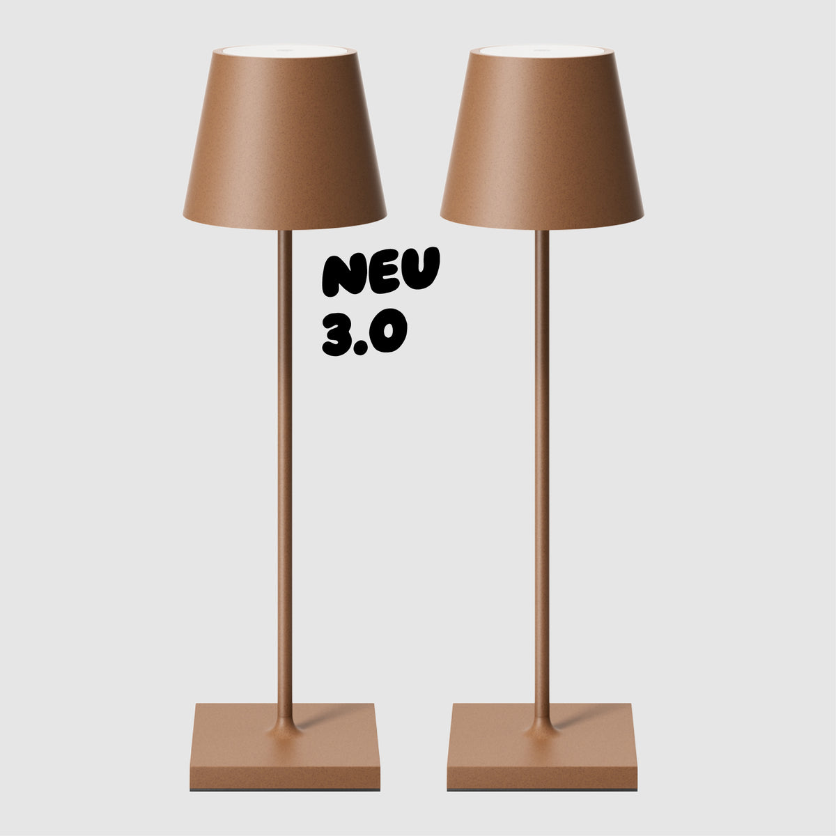 Sigor Nuindie 3.0 Akku-Tischleuchte in Sparset #Farbe_Mokkabraun