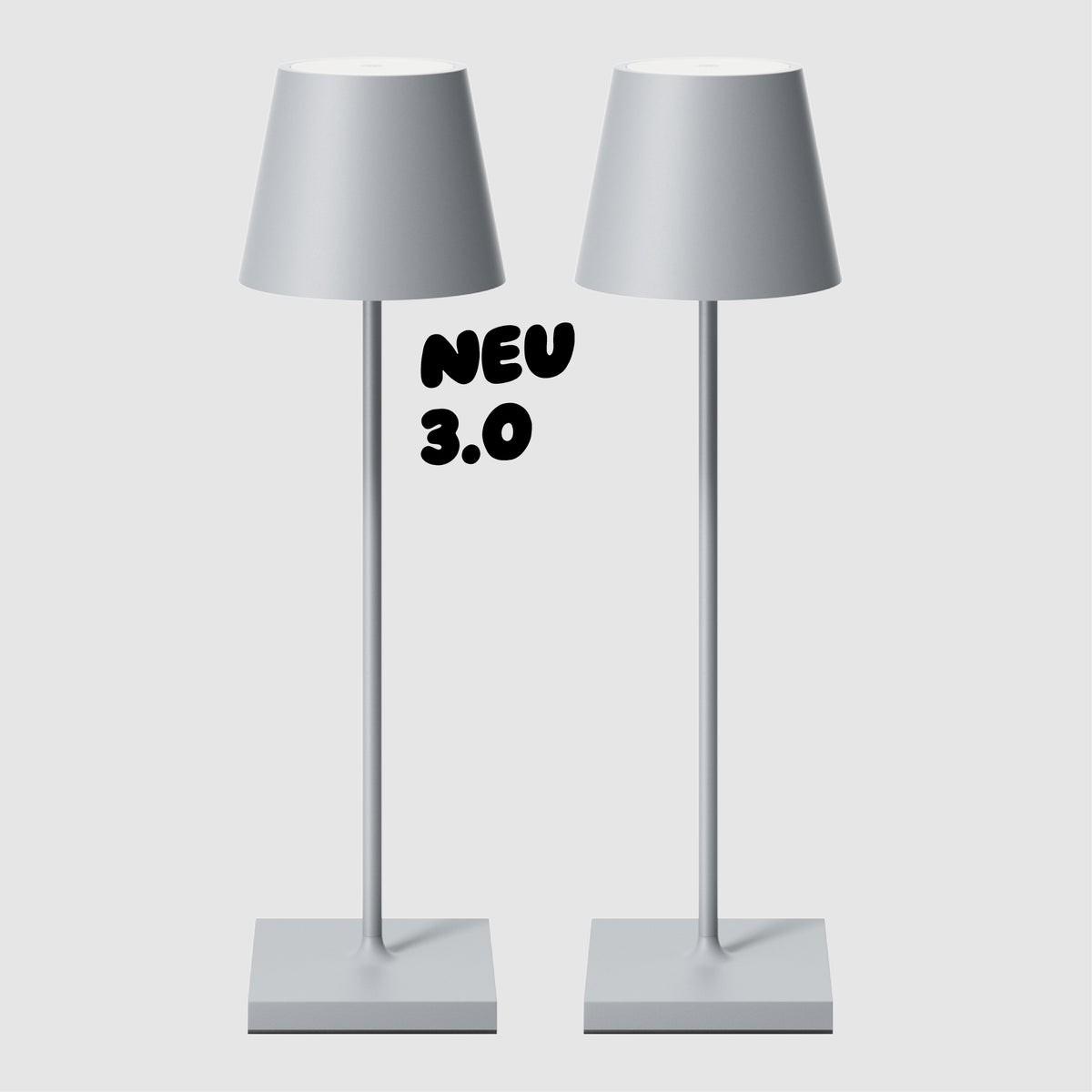 Sigor Nuindie 3.0 Akku-Tischleuchte in Sparset #Farbe_Nebelgrau